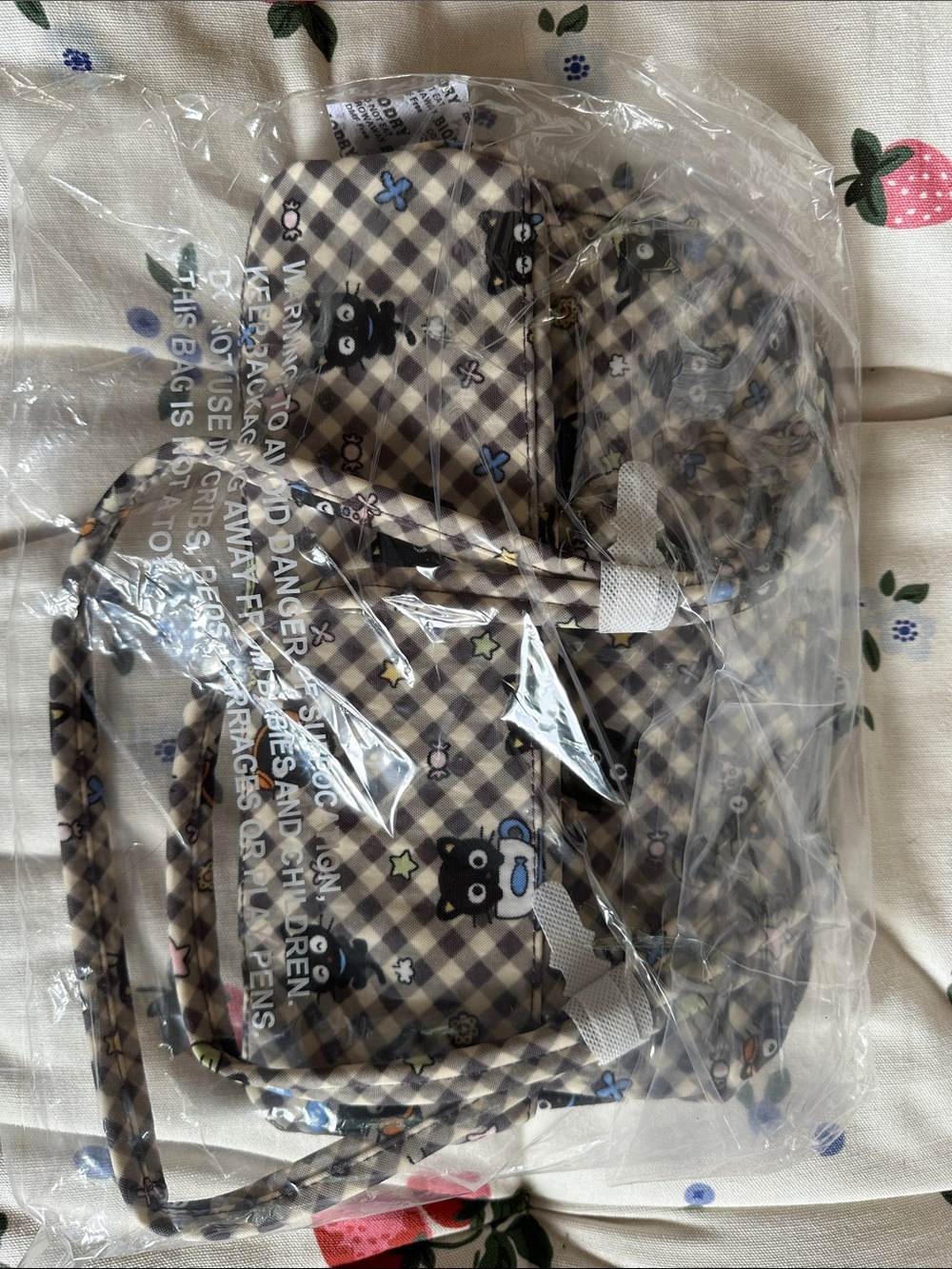 Baggu Nylon Bowler Bag - Chococat (NWT) - Picture 2 of 5